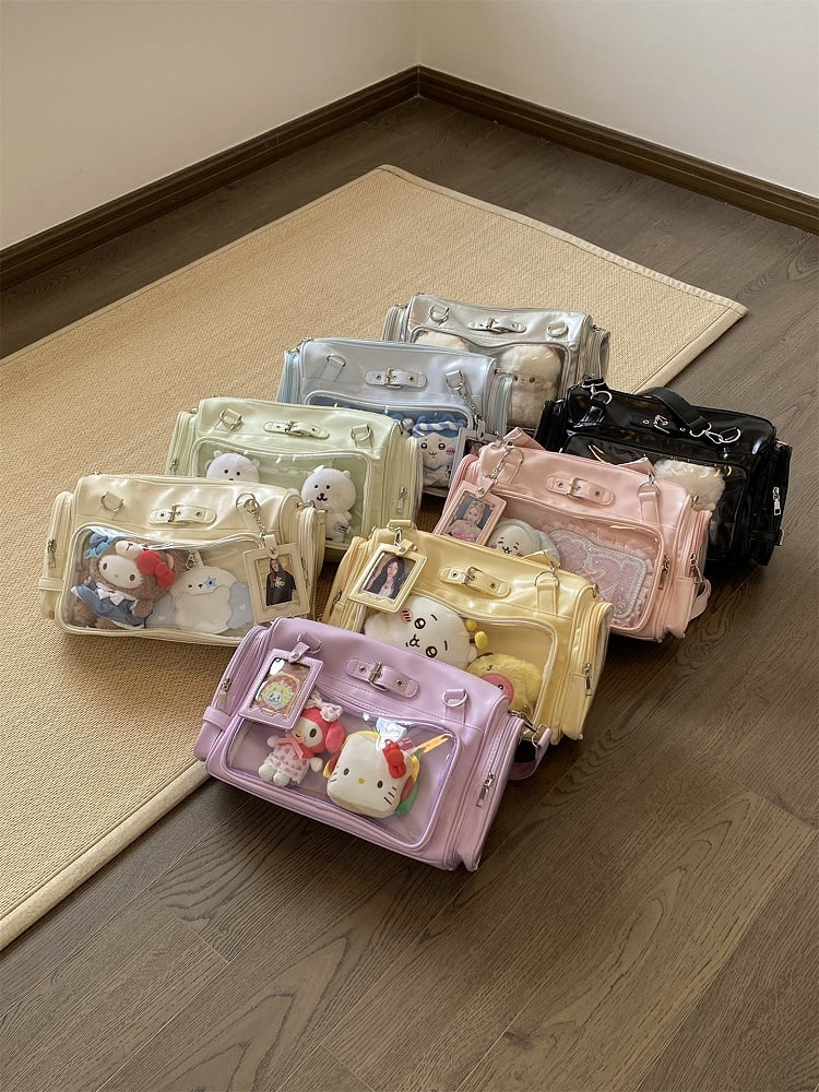Ita Bag Buckle Decorated Colors Backpack/Crossbody with 6