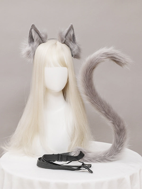 Cute Plush - Kitty + Tail KC Lolita 8 Set Colors