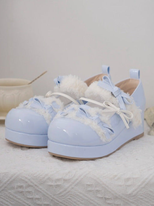 Original Lolita Shoes Round Ribbon Toe