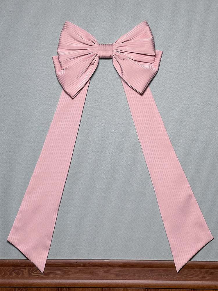 Rot / Schwarz / Pink / Lila / Champagner Große Schleifenschleppe