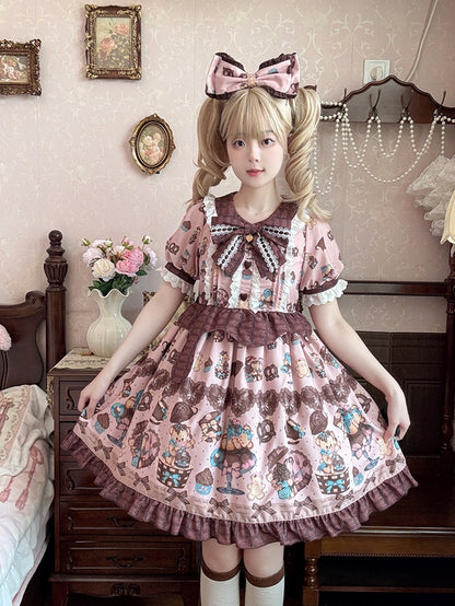 Pink Sweet Lolita Bowknot KC