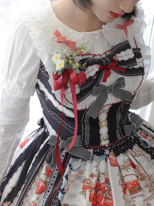 Strawberry Red Brooch