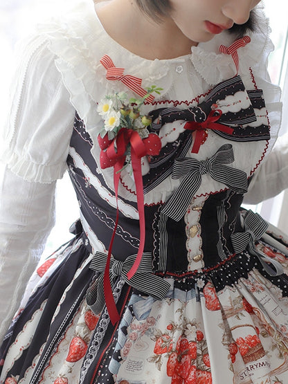 Strawberry Red Brooch