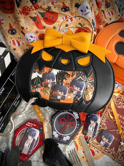ハロウィン ブラックパンプキン イタ トートバッグ