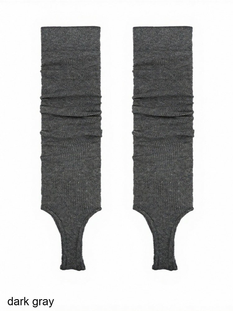 Ribbed Trim Striped Calf Socks in 5 Colors - ModaSwings