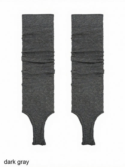 Ribbed Trim Striped Calf Socks in 5 Colors - ModaSwings