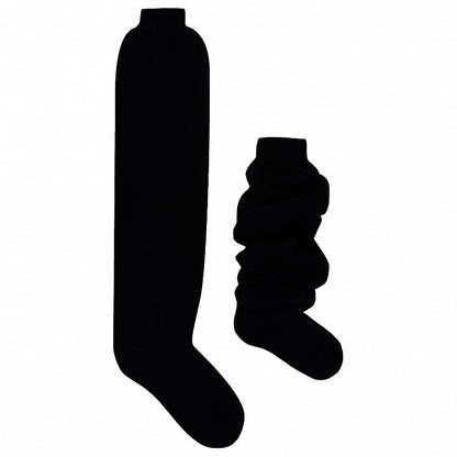 JK Socks Loose Slimming 70CM White/White/Black Creamy