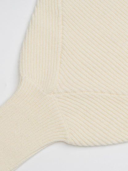 Apricot Two-Piece Look Batwing Sleeve Sweater with Kitten Themed Embroidery - Languid Park