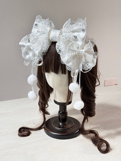 (Detachable Bows) Lolita Hairclip Set KC Multi-Color