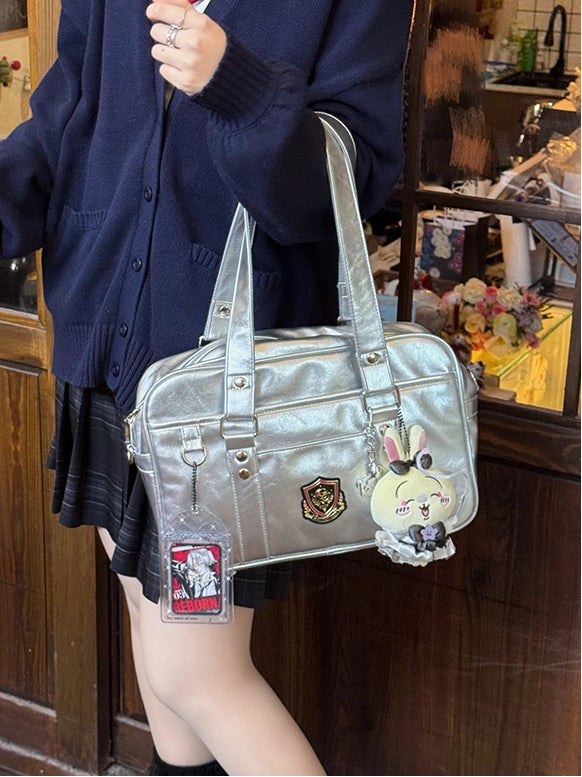 JK Uniform Silver Bag Ita Transparent-Window