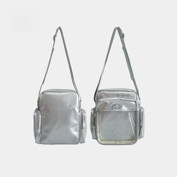 Bag Display Ita Silver Crossbody with Window