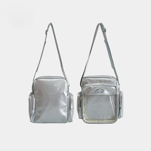 Bag Display Ita Silver Crossbody with Window