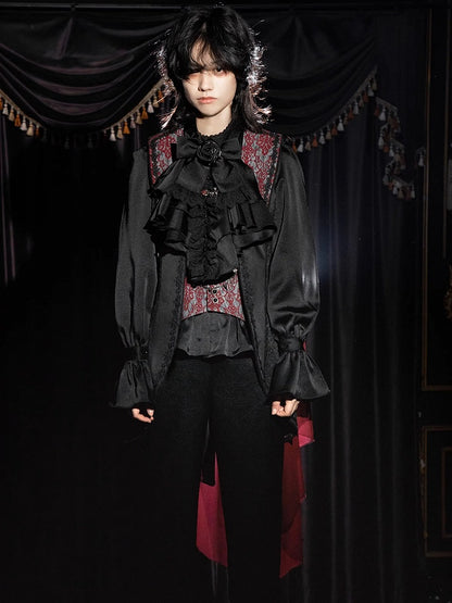 Schwarze Lolita-Hose von Ouji Fashion