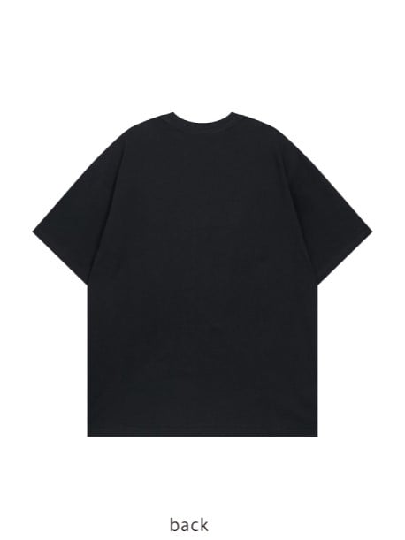Rot mit Punk-Schnalle Metallbänder Print Top Schwarzes Herz und