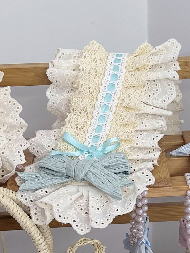 Lace Blue/Green/Purple Sweet Hairband Lolita Bowknot