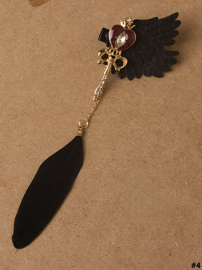 Gothic Options Black Lolita Hairclip 5 Wing