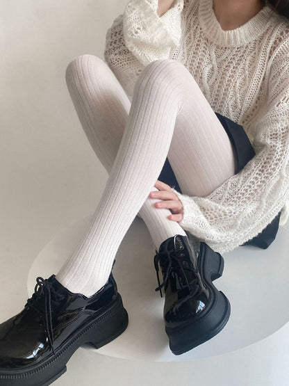 Style 5 Striped Colors Modern Tights