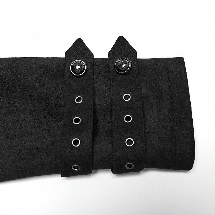 Black Men's Gothic Cloak Style Jacket