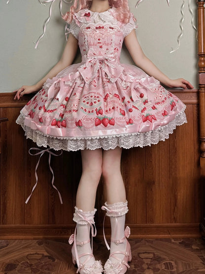 Verzierte blaue Auflage / Schleifenband rosa