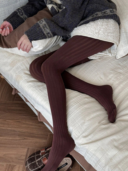 Ribbed Pantyhose Colors) Classic Lightweight Vertical (Multiple