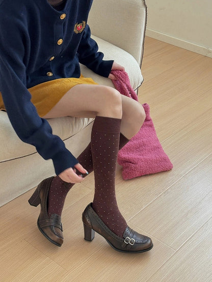 Dot Pattern Tiny Stockings Polka