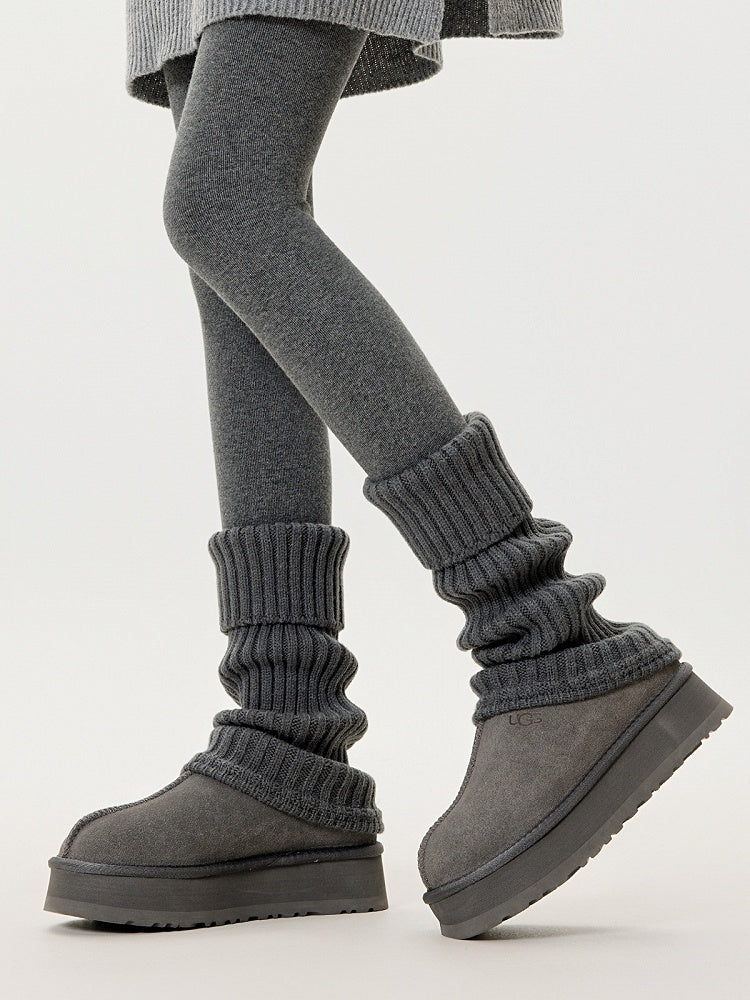Minimalist Knit Leg Warmers - Xi Shang Mei Shao