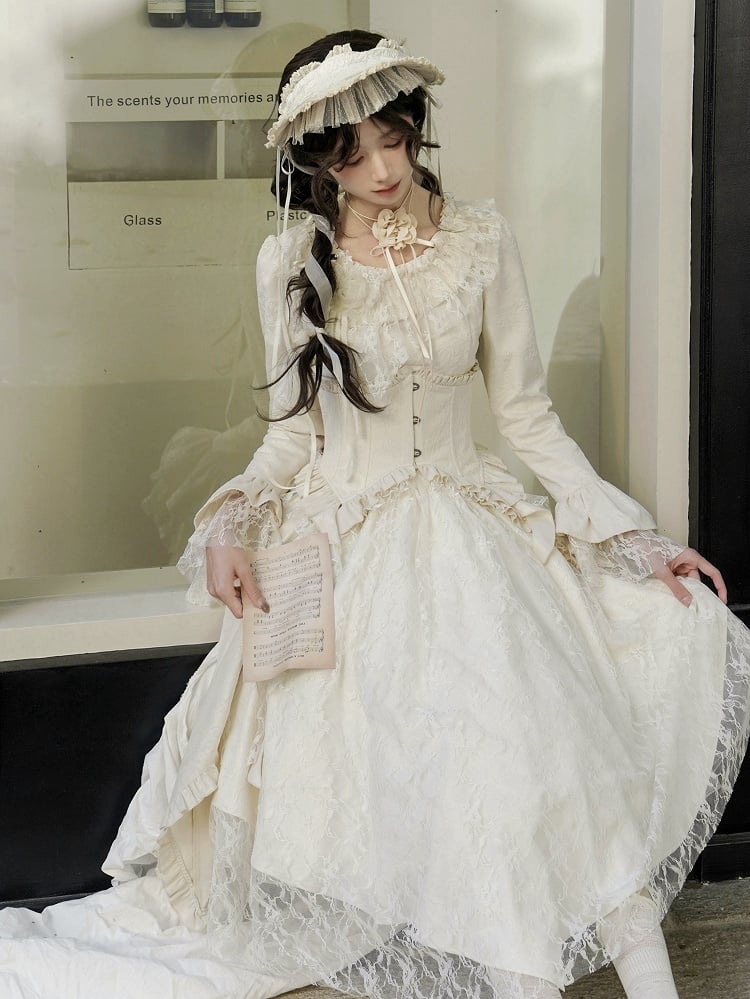 ベージュのボーンコルセットベルト