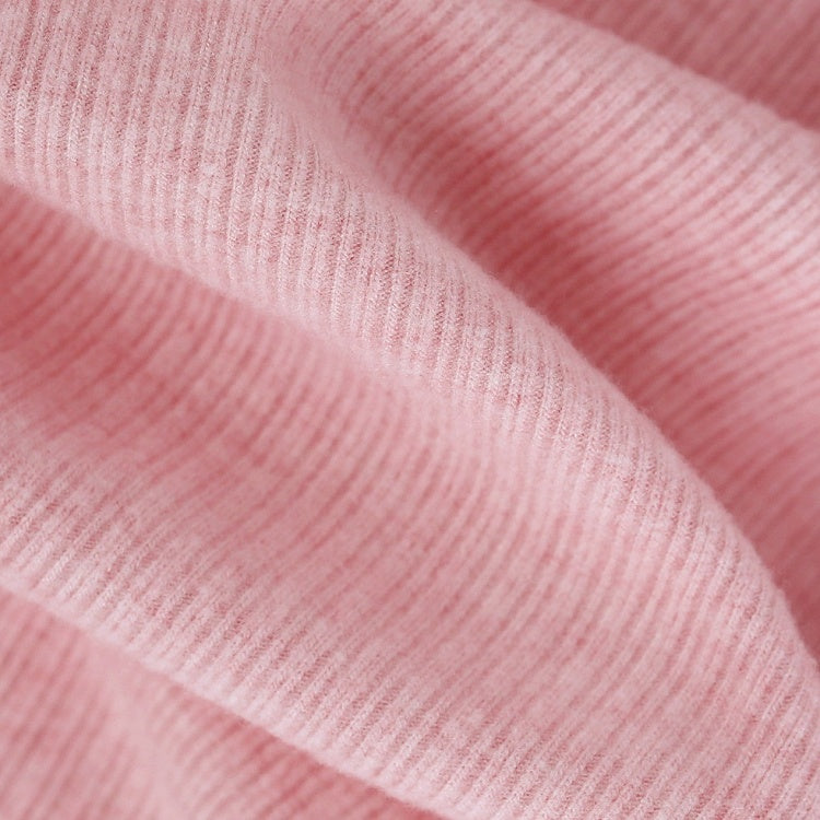 Knit Cardigan Pink Long Sleeve Ribbon Sweet - serendipity