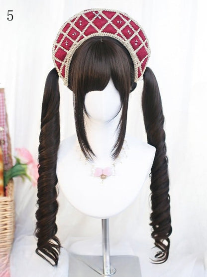 Length With 12 Wig Wavy Bangs Options 75-80CM