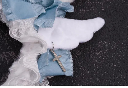 天使の羽と蝶結びのうさぎの耳 KC