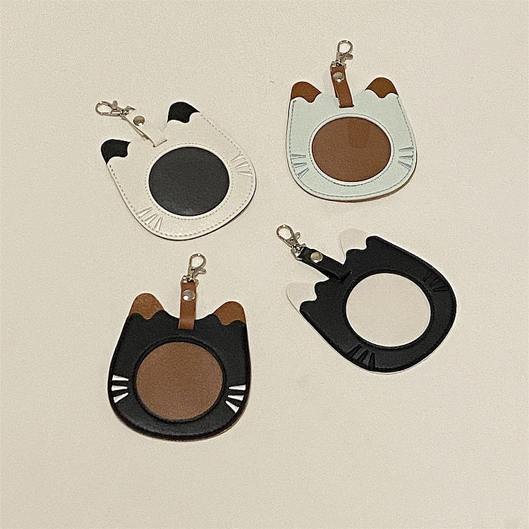 with Options Decorated Cat 4 Round-shaped Holder Ear Card