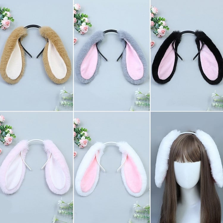 Lop Faux Lolita Colors Bunny Fur 5 Cute KC Ear