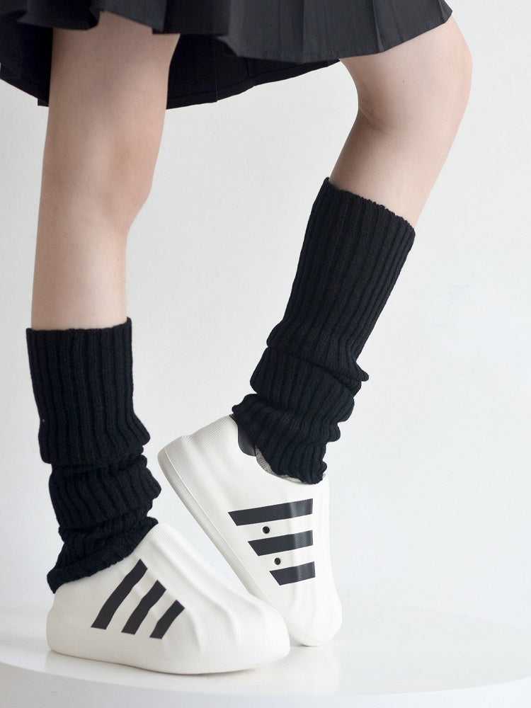 Black/White/Gray Ballet Style Warm Knitted 40CM/50CM/60CM Leg Warmers