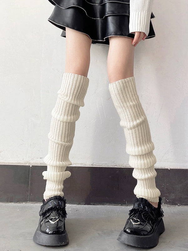White 40CM 30CM 50CM Cream JK Warmers / Leg 70CM