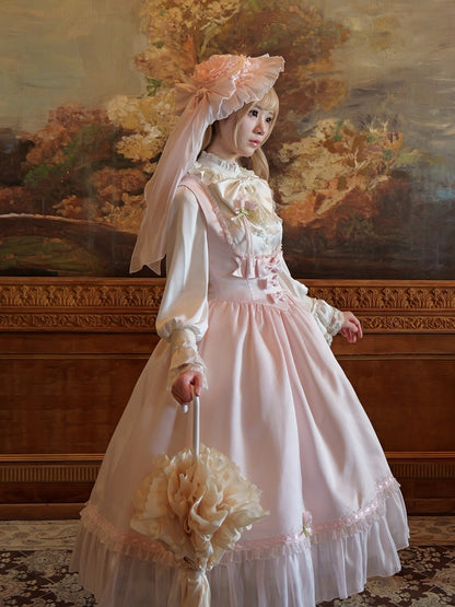 Lolita Flat Hat in Black or Pink - Sweet Dream