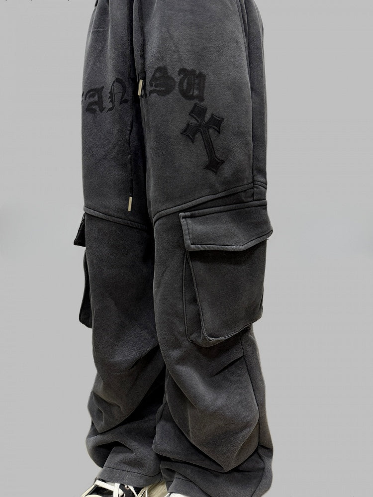 with Dark Design Wash Pants Faded Punk Gray