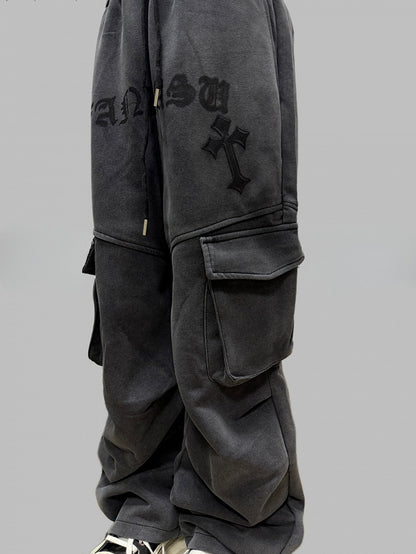 with Dark Design Wash Pants Faded Punk Gray