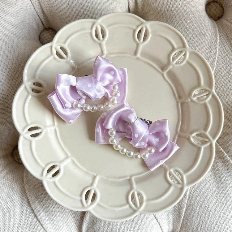 Sweet Lolita Bow Gloves - Decorative Wrist Cuffs in 9 Colors, Kawaii J-Fashion Accessory