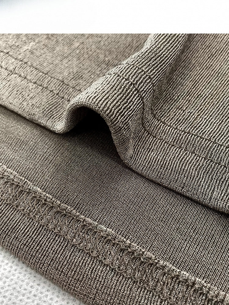 Fashion Hoodie Print Khaki Cowl Millard Neckline Design