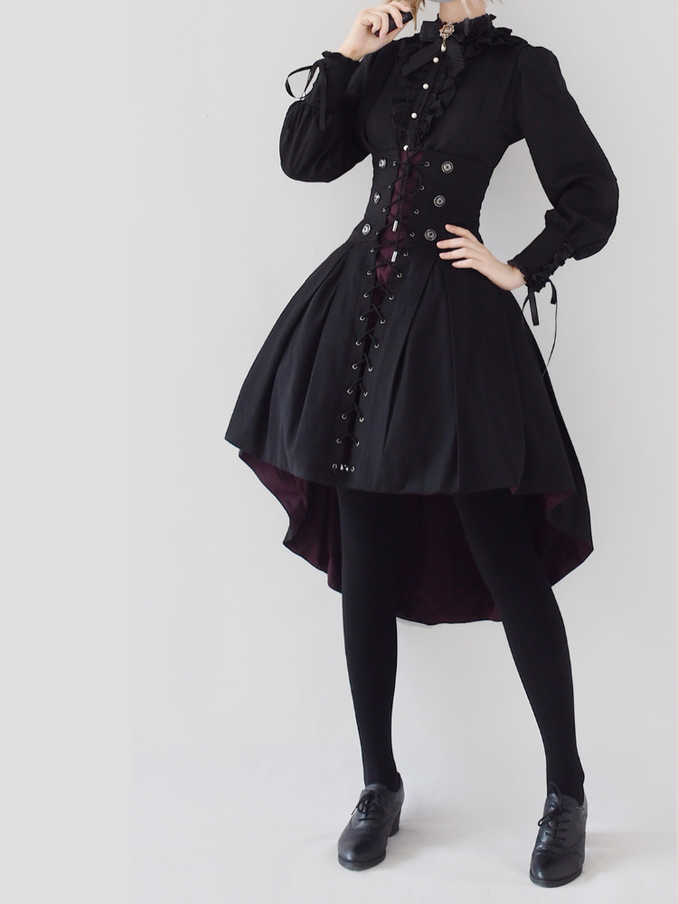 Plus Size Friendly - Hi-Lo-Rock Unterbrustrock mit hoher Taille