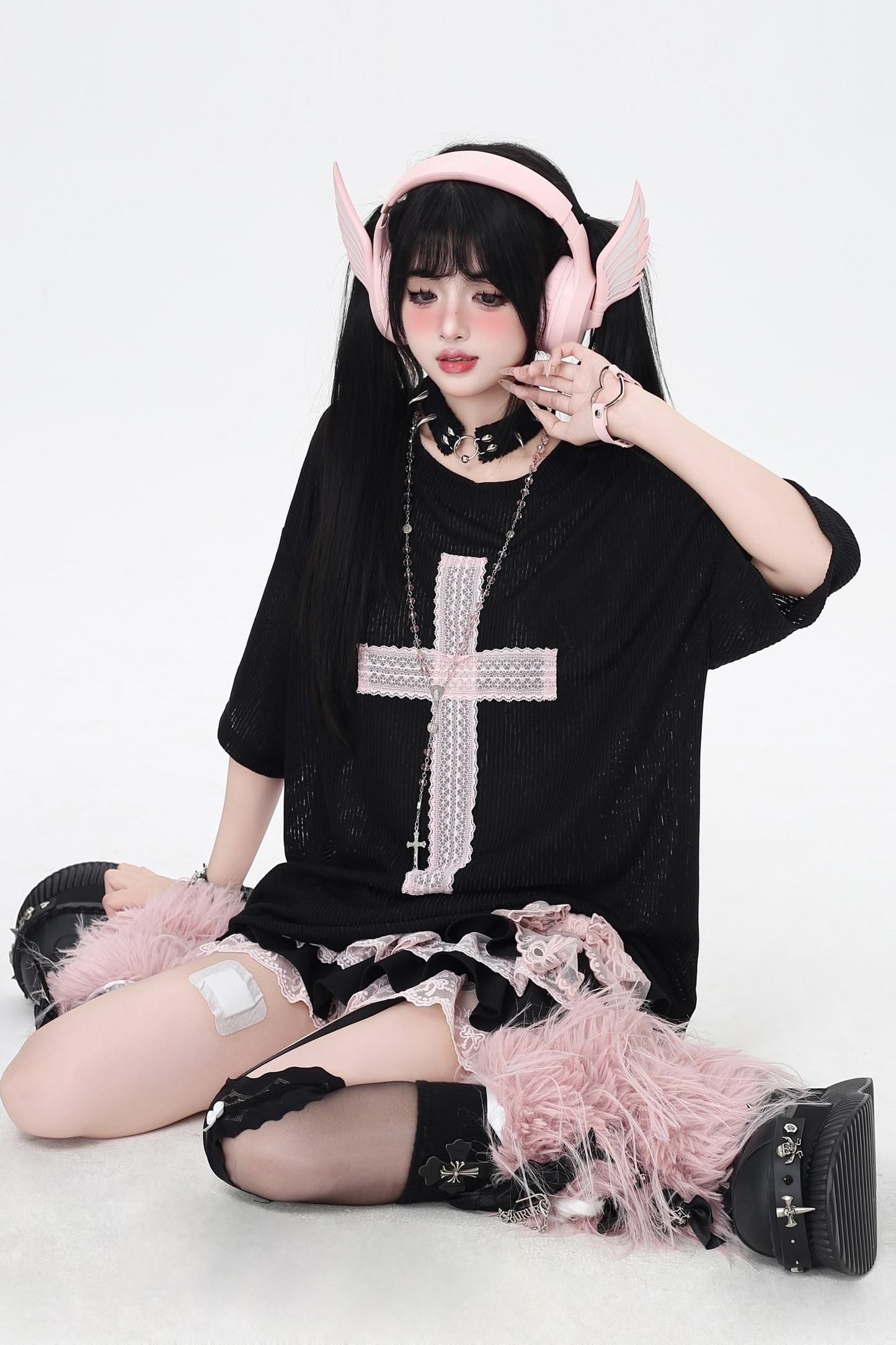 クロストップスパッチルーズサブカルチャー