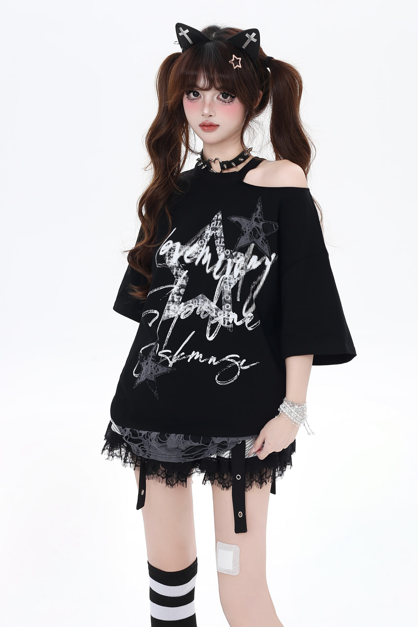 American Sweet Design Top Starry Strapless Cool