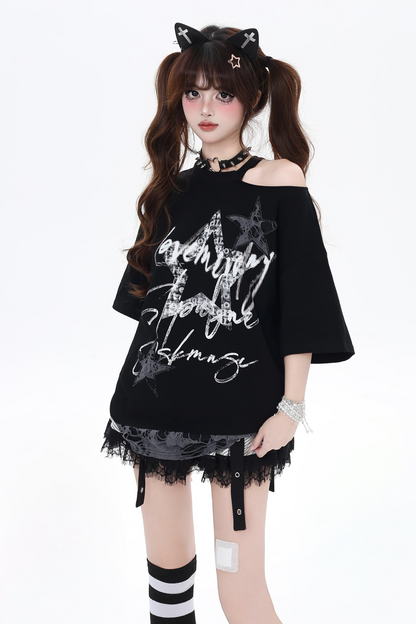 American Sweet Design Top Starry Strapless Cool