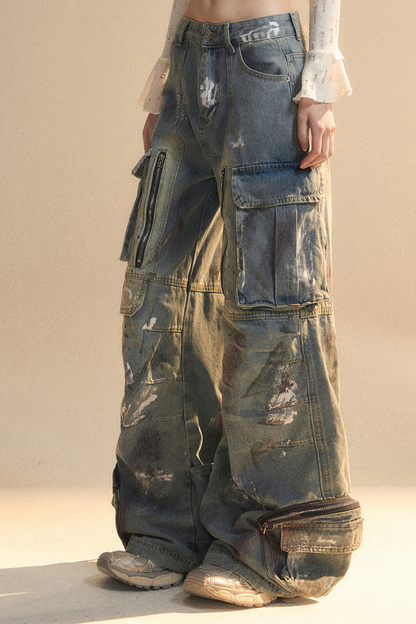 Pants Breeze Leg Jeans Wide