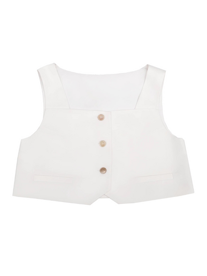 シャツ ロングスカート エレガントケープ ベスト クリスティーン