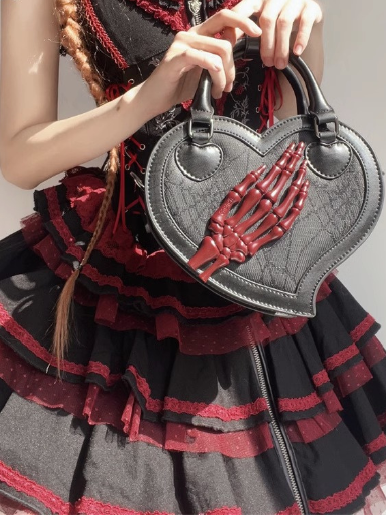 ハートトワイライトインビテーションクロウスカルバッグ