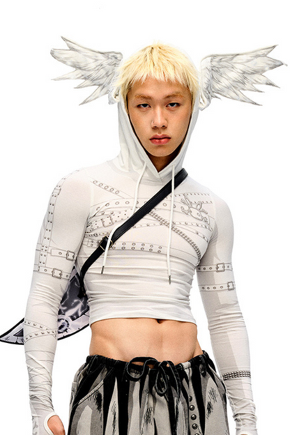 Y2K Tops Wing Angel