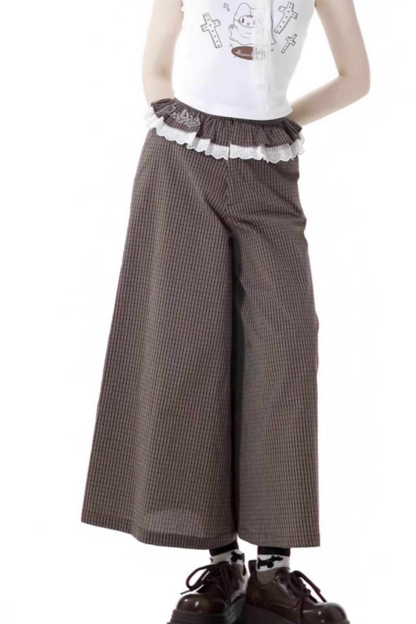 フーディーパンツ ワイド ノースリーブ トップス +