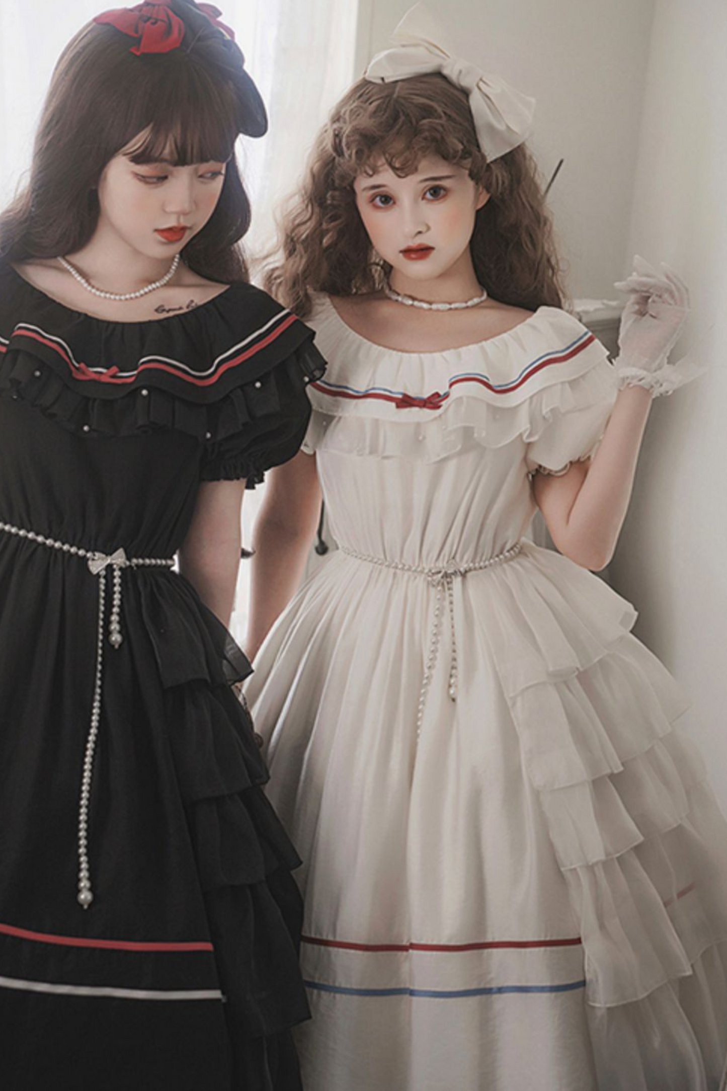 Lolita Dress Flared Volume Little