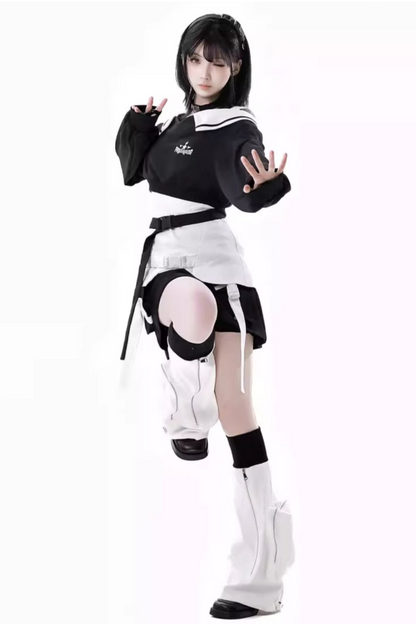 + キャミソール レッグスカート モードウォーマー サイバートップ